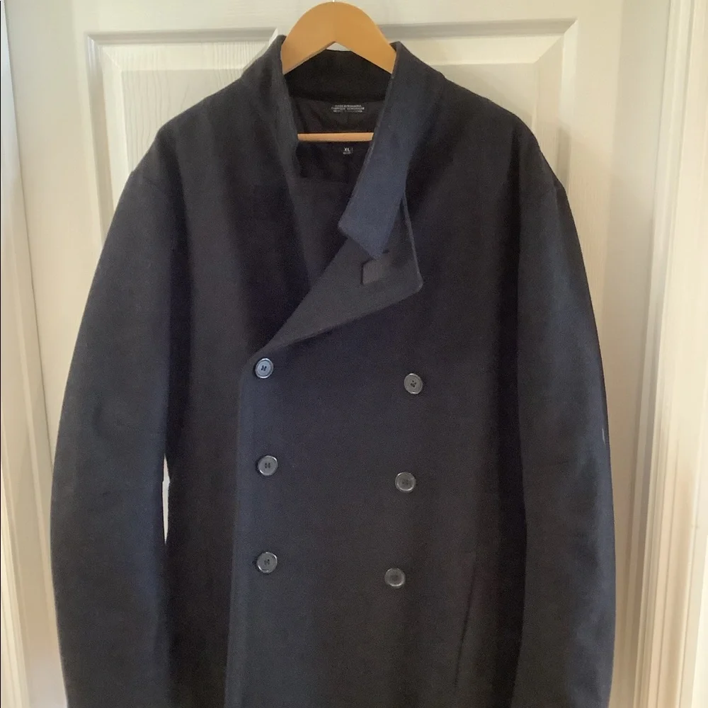 MEN TOMMY HILFIGER NAVY WOOL JACKET - Picture 1 of 13
